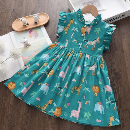 Enchanted Safari Toddler Dress-Cozy Stroller