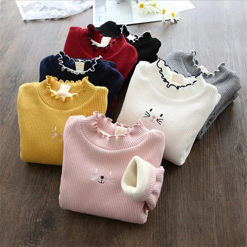 Rabbit Printed Outwear Sweater-Cozy Stroller