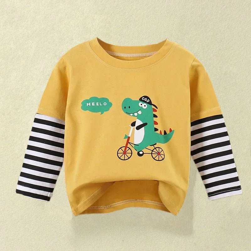Cartoon Printed Sweatshirt-Cozy Stroller
