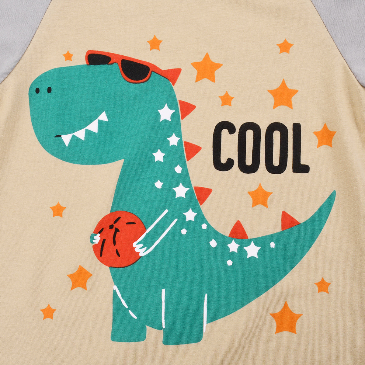 Cartoony Printed Pajamas Set-Cozy Stroller