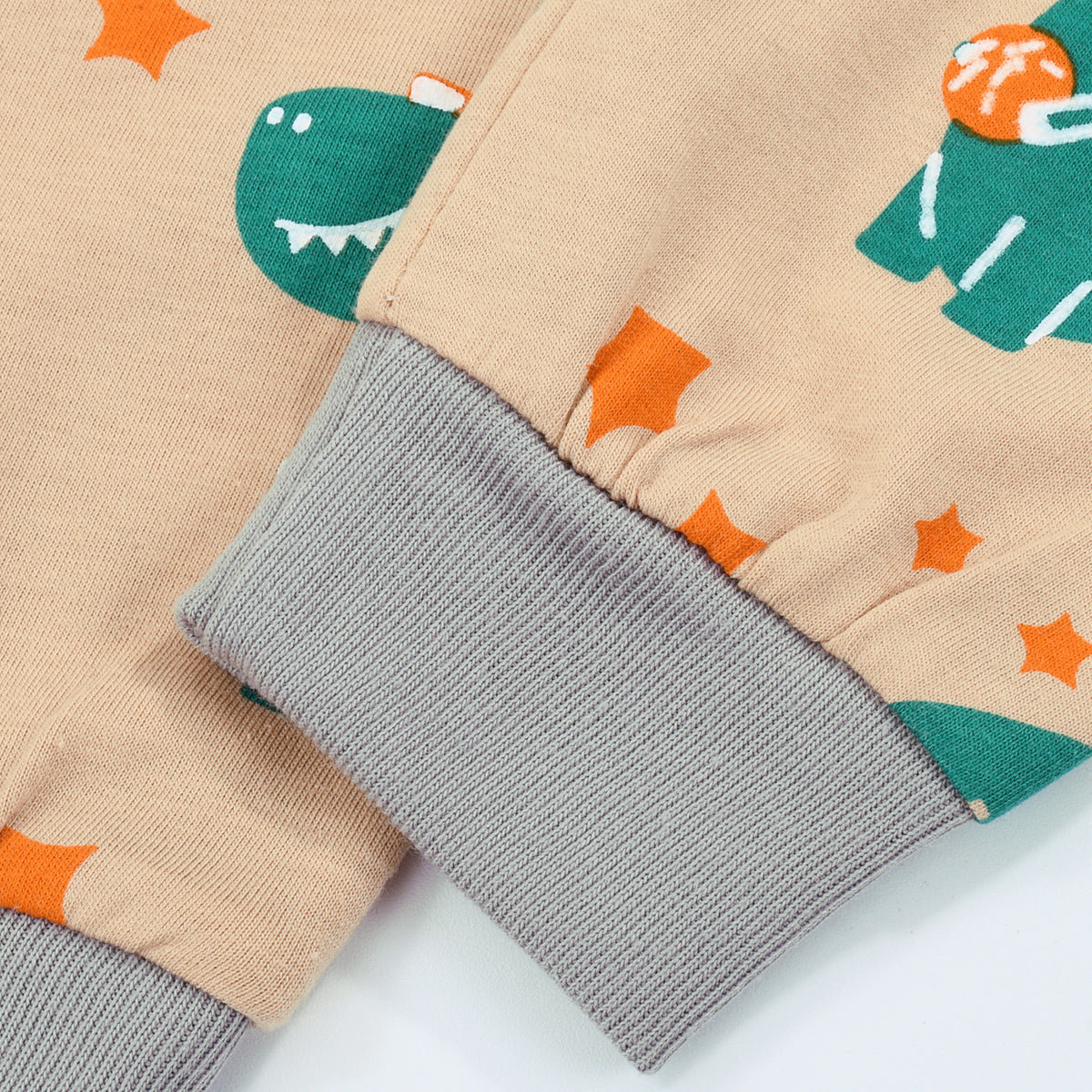 Cartoony Printed Pajamas Set-Cozy Stroller