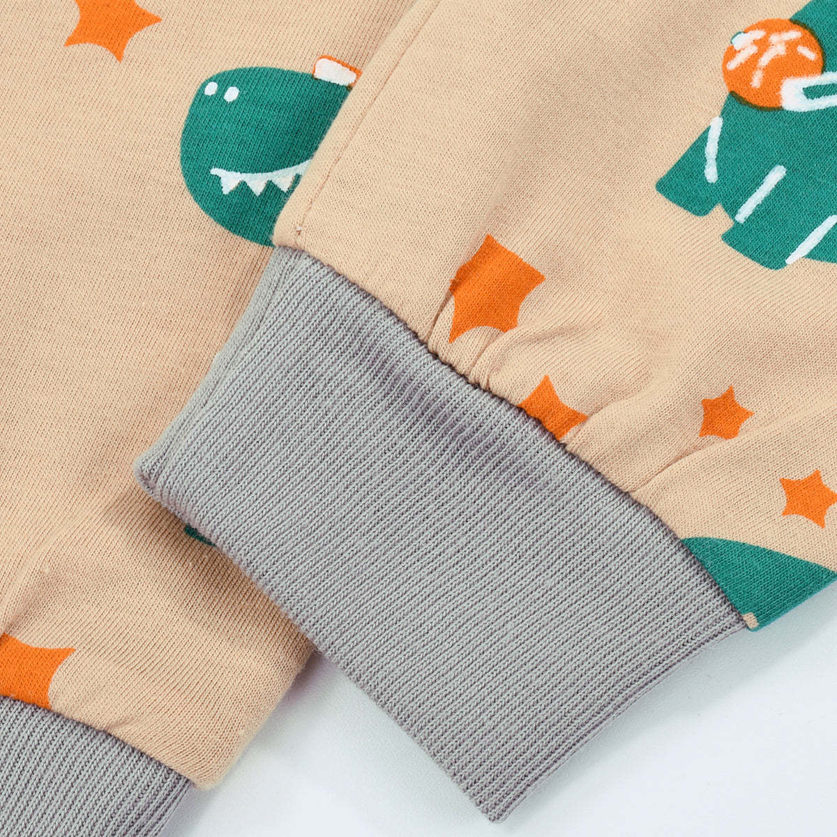 Cartoony Printed Pajamas Set-Cozy Stroller