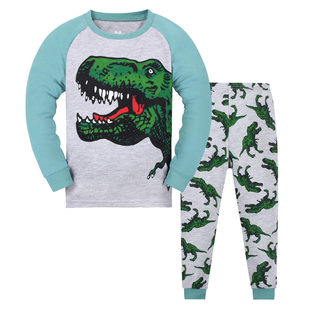 Cartoony Printed Pajamas Set-Cozy Stroller