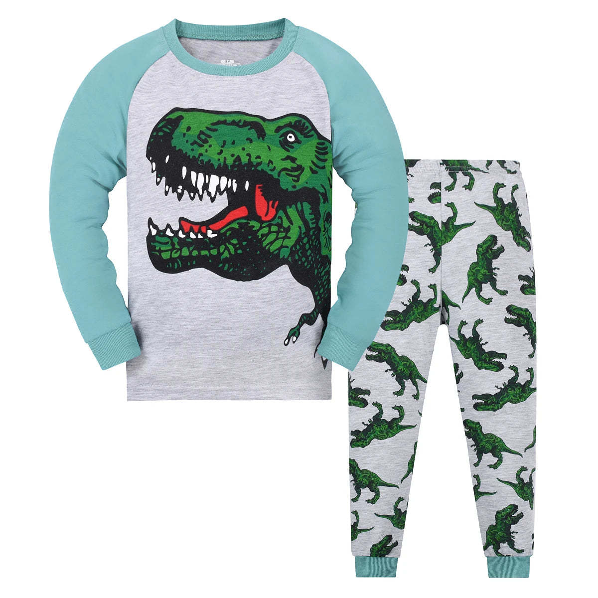 Cartoony Printed Pajamas Set-Cozy Stroller