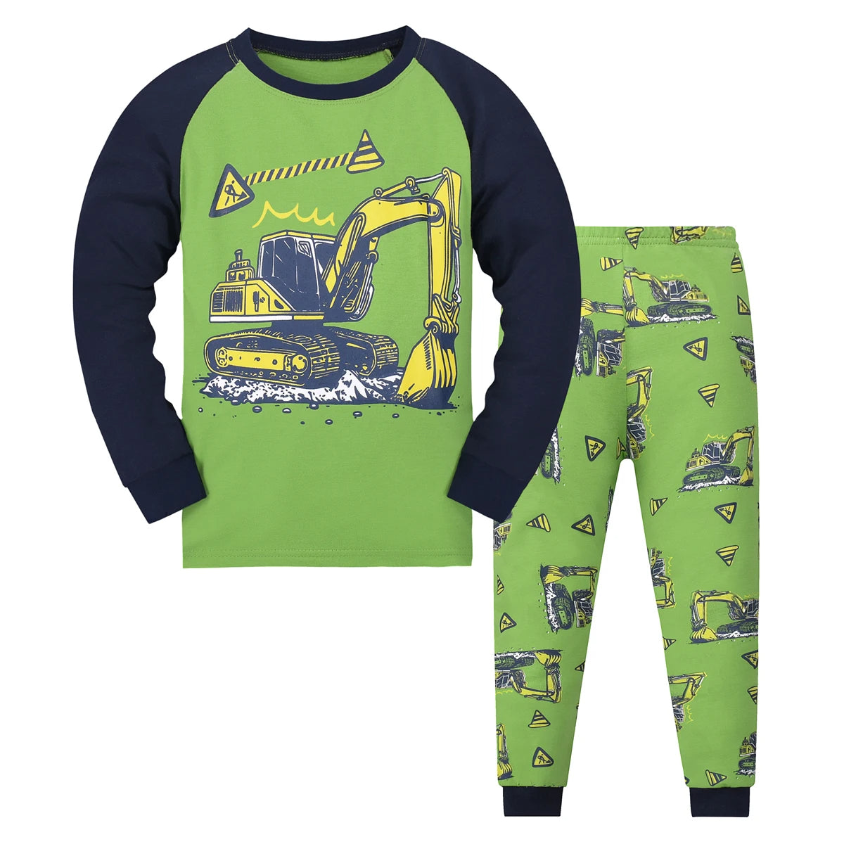 Cartoony Printed Pajamas Set-Cozy Stroller