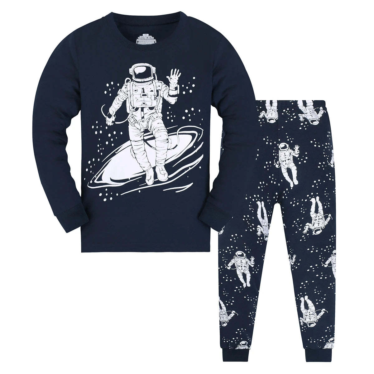 Cartoony Printed Pajamas Set-Cozy Stroller