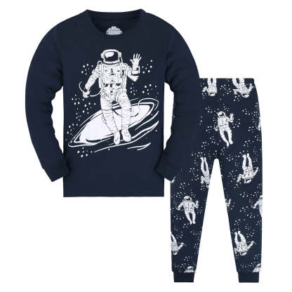 Cartoony Printed Pajamas Set-Cozy Stroller