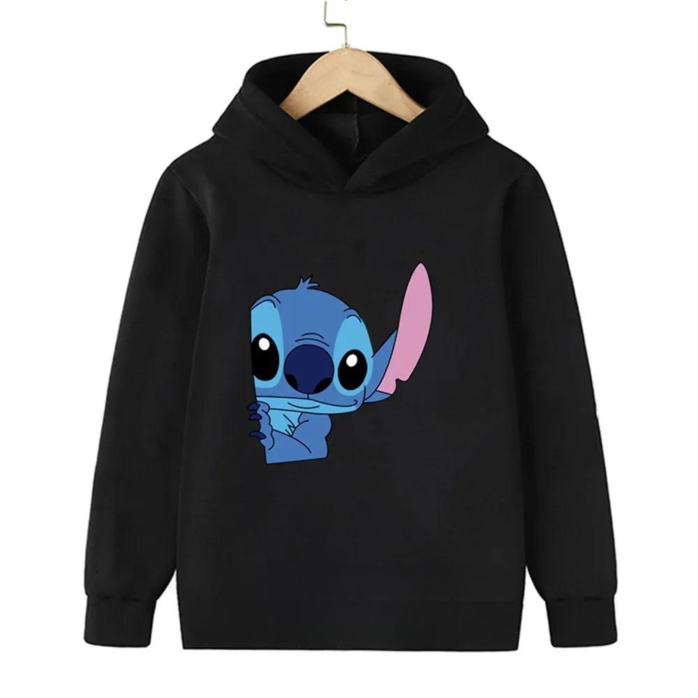 Casual Cartoon Anime Stitch Hoodie-Cozy Stroller