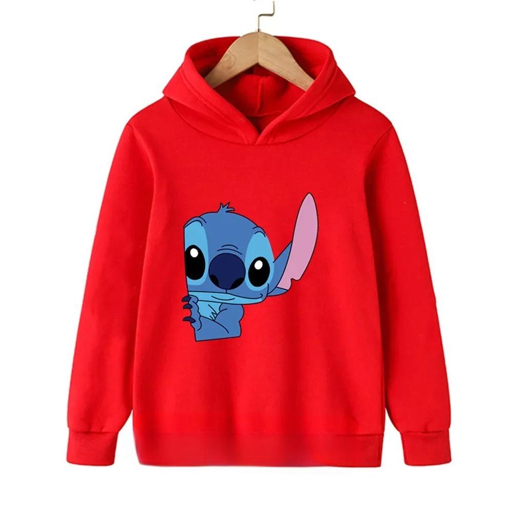 Casual Cartoon Anime Stitch Hoodie-Cozy Stroller
