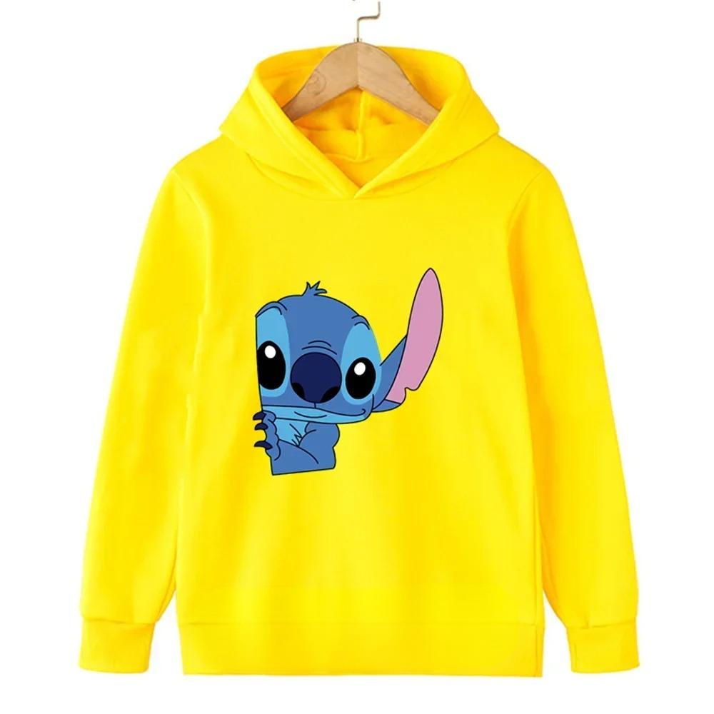 Casual Cartoon Anime Stitch Hoodie-Cozy Stroller