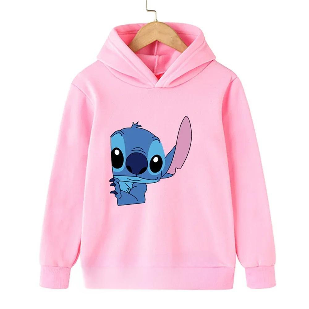 Casual Cartoon Anime Stitch Hoodie-Cozy Stroller