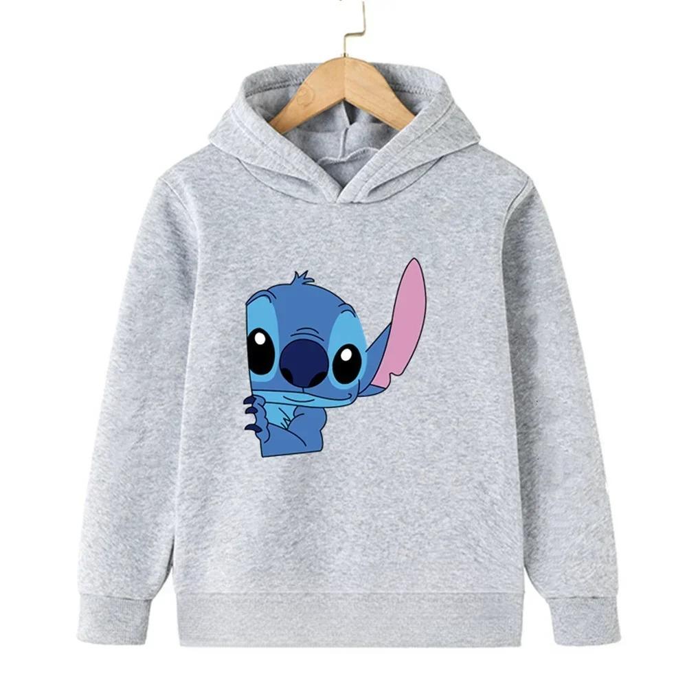 Casual Cartoon Anime Stitch Hoodie-Cozy Stroller