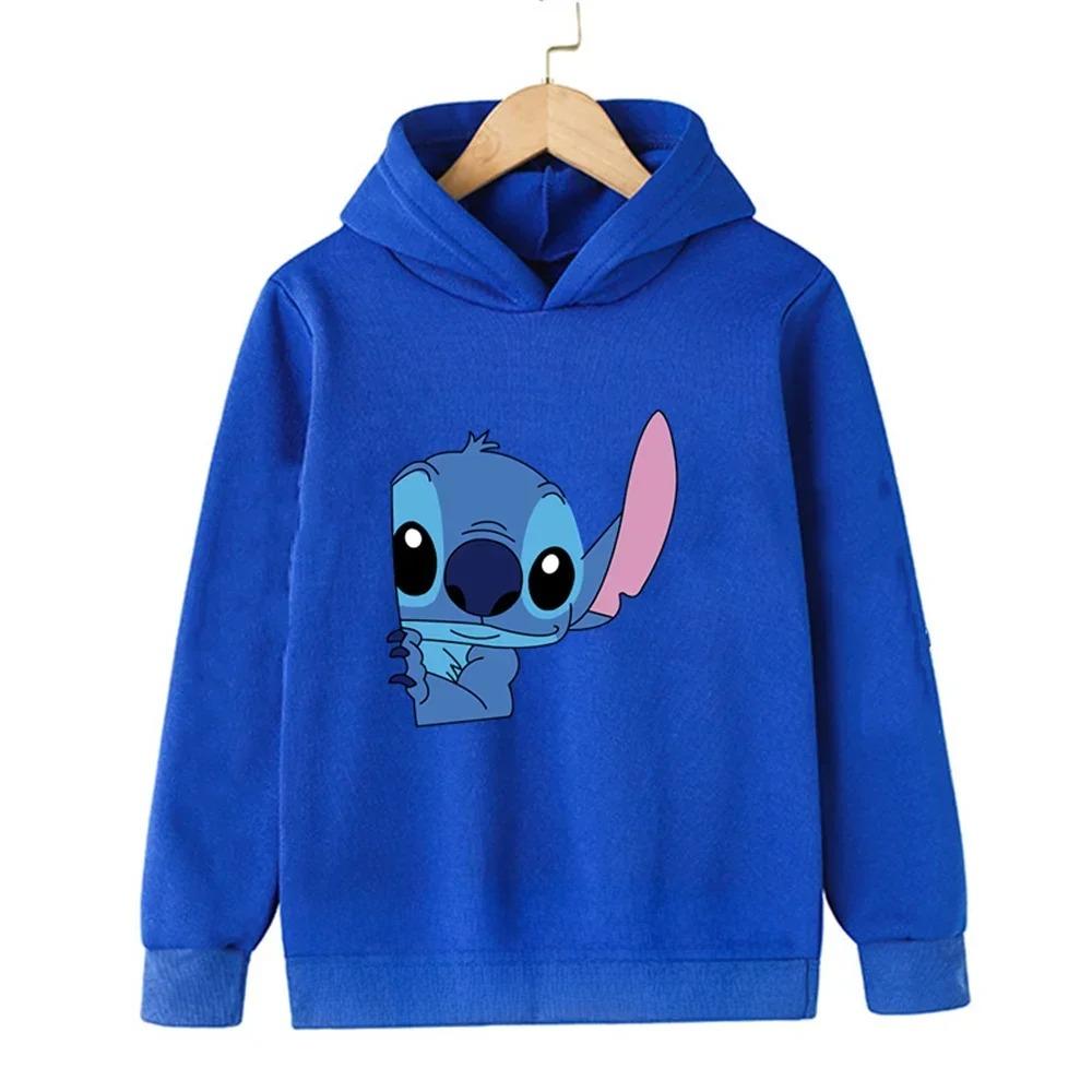 Casual Cartoon Anime Stitch Hoodie-Cozy Stroller