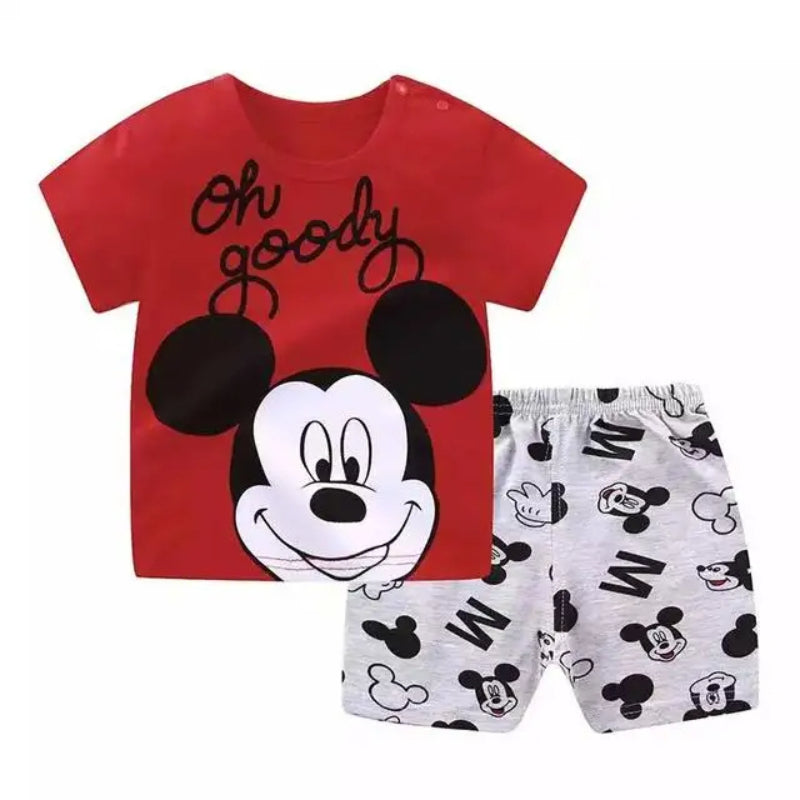 Casual Cartoon Tracksuit Set-Cozy Stroller