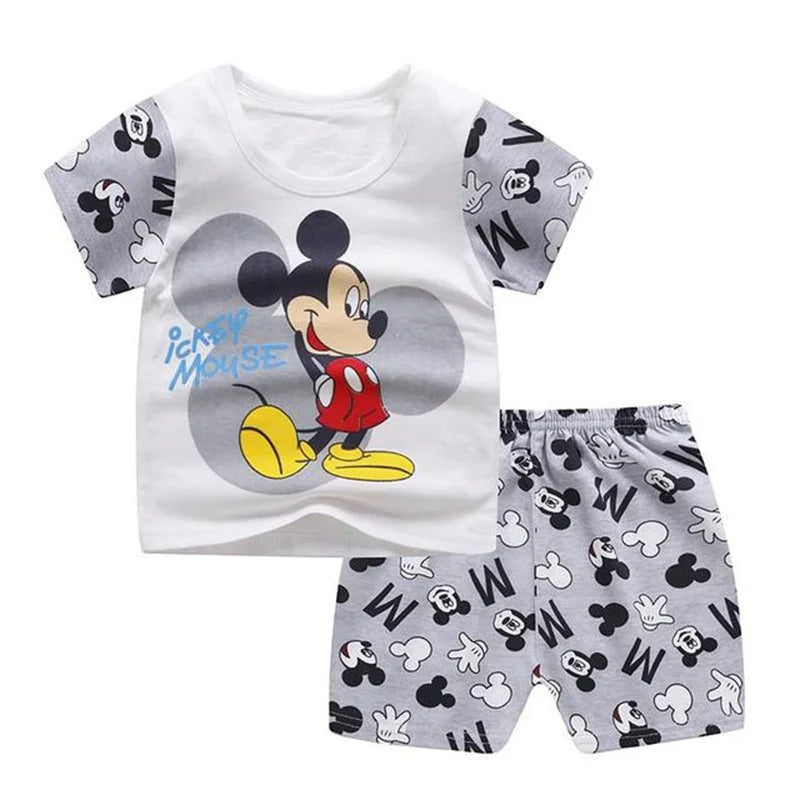 Casual Cartoon Tracksuit Set-Cozy Stroller