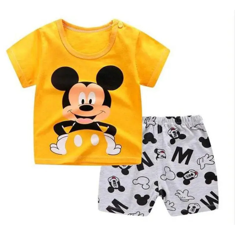 Casual Cartoon Tracksuit Set-Cozy Stroller