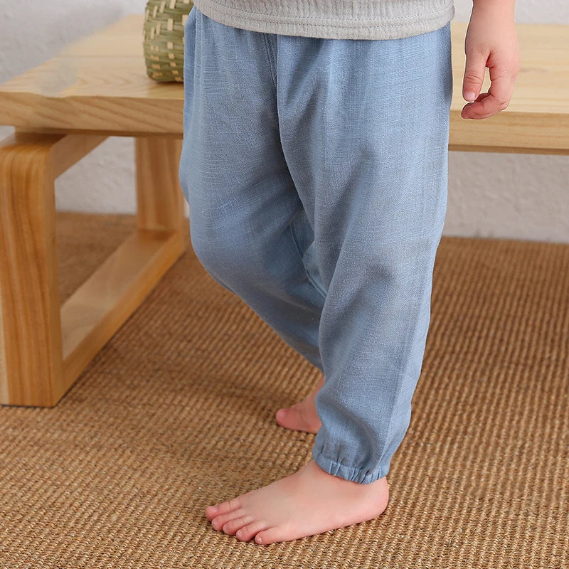 Casual Linen Full Pant-Cozy Stroller