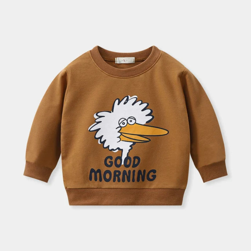 Casual Long Sleeves Sweatshirt-Cozy Stroller