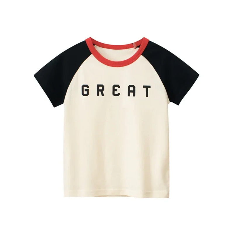 Triple Tone Great Statement T Shirt-Cozy Stroller