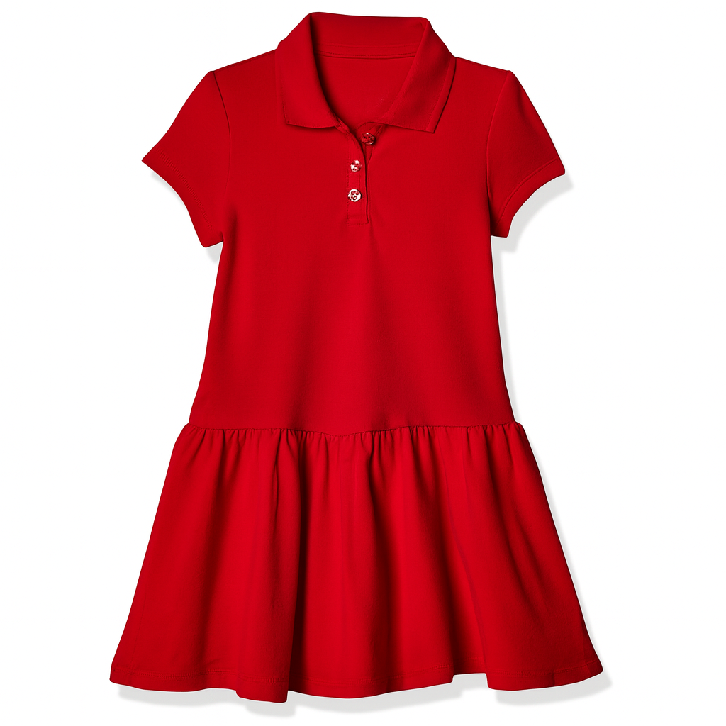 Baby Girls And Toddlers Short Sleeve Pique Polo Dress