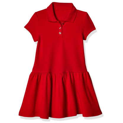 Baby Girls And Toddlers Short Sleeve Pique Polo Dress