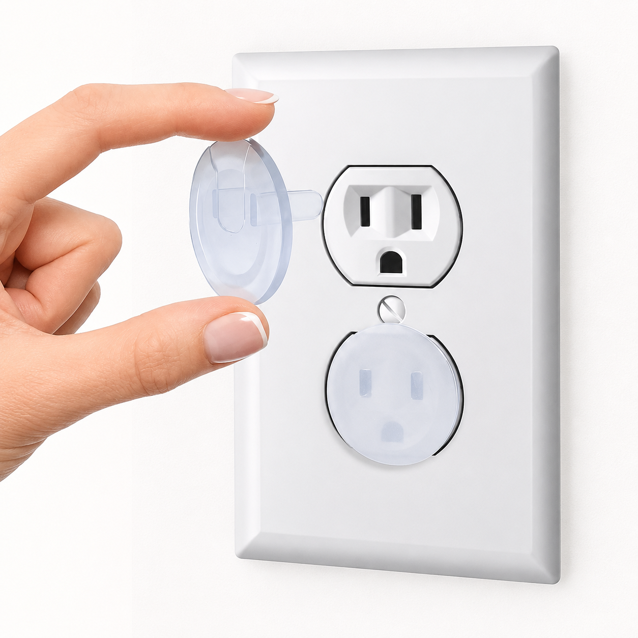Hidden Handle Power Socket Covers For Babies