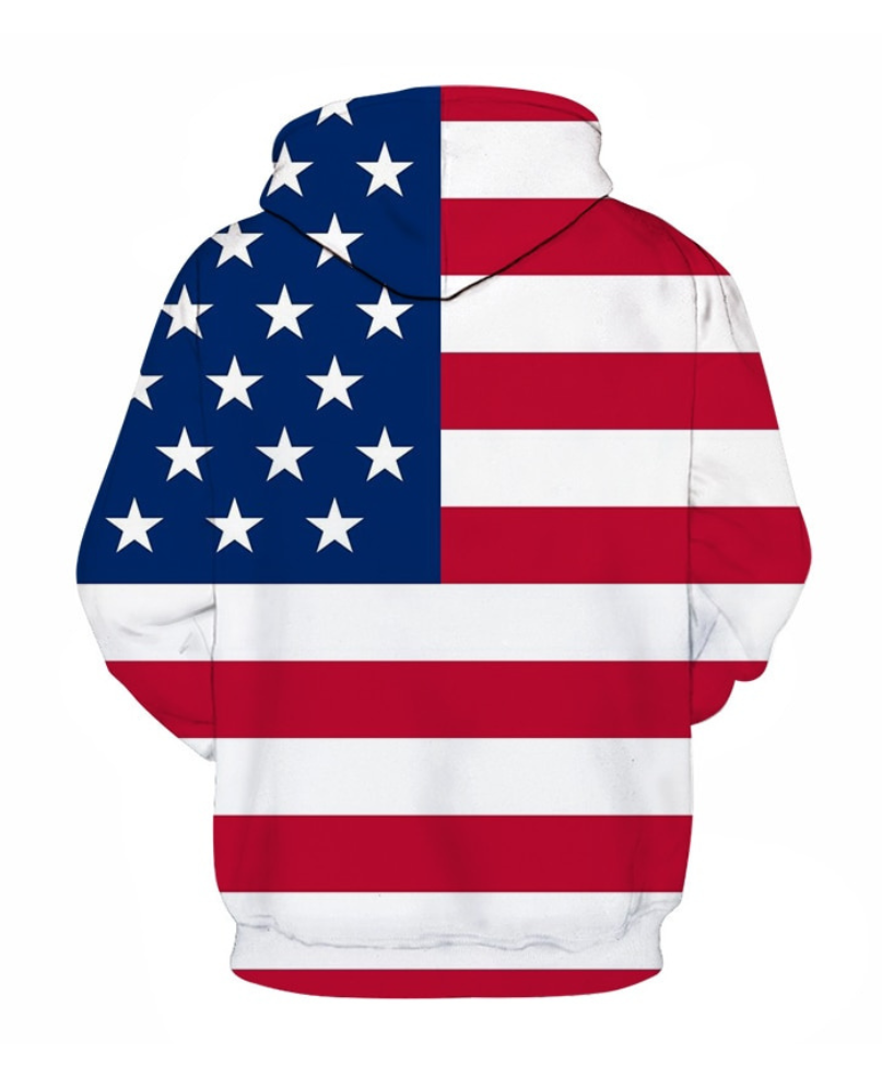 Children American Flag Themed Hoodie-Cozy Stroller