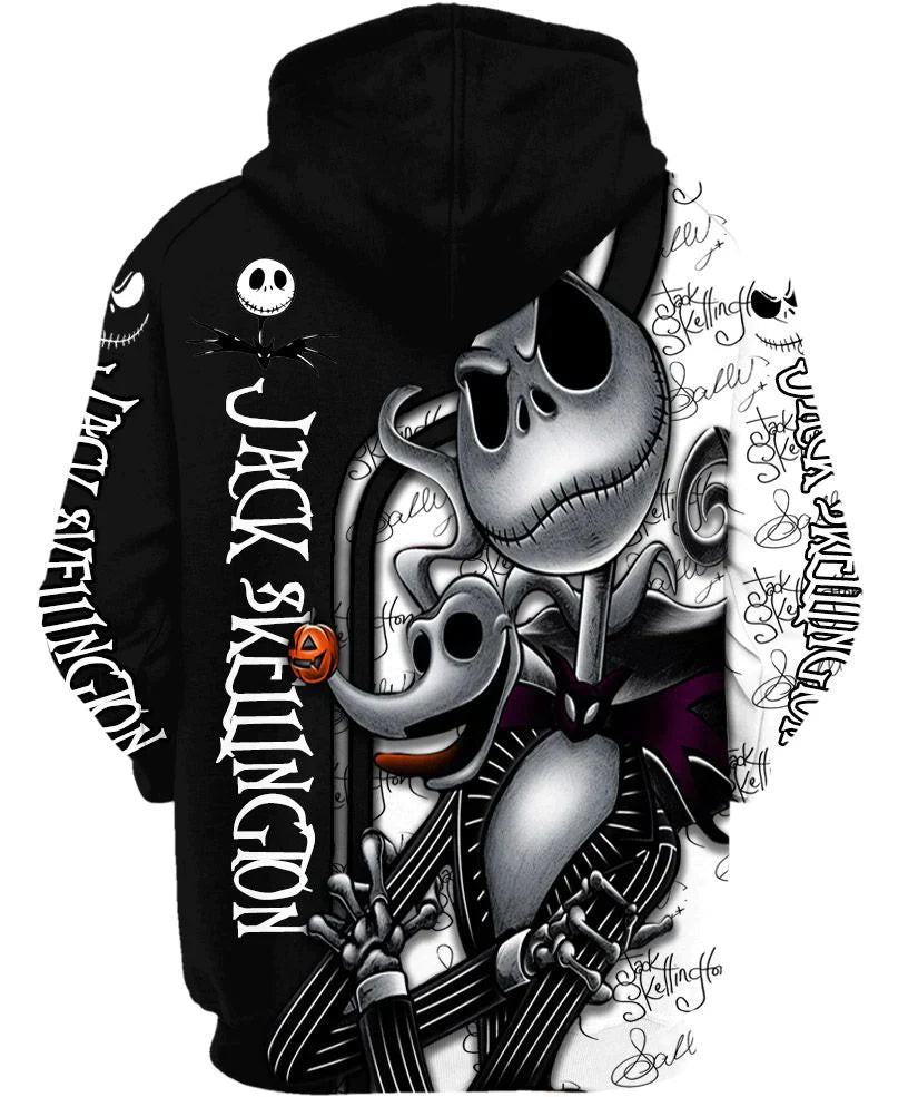 Children Black Jack Skellington Hoodie-Cozy Stroller