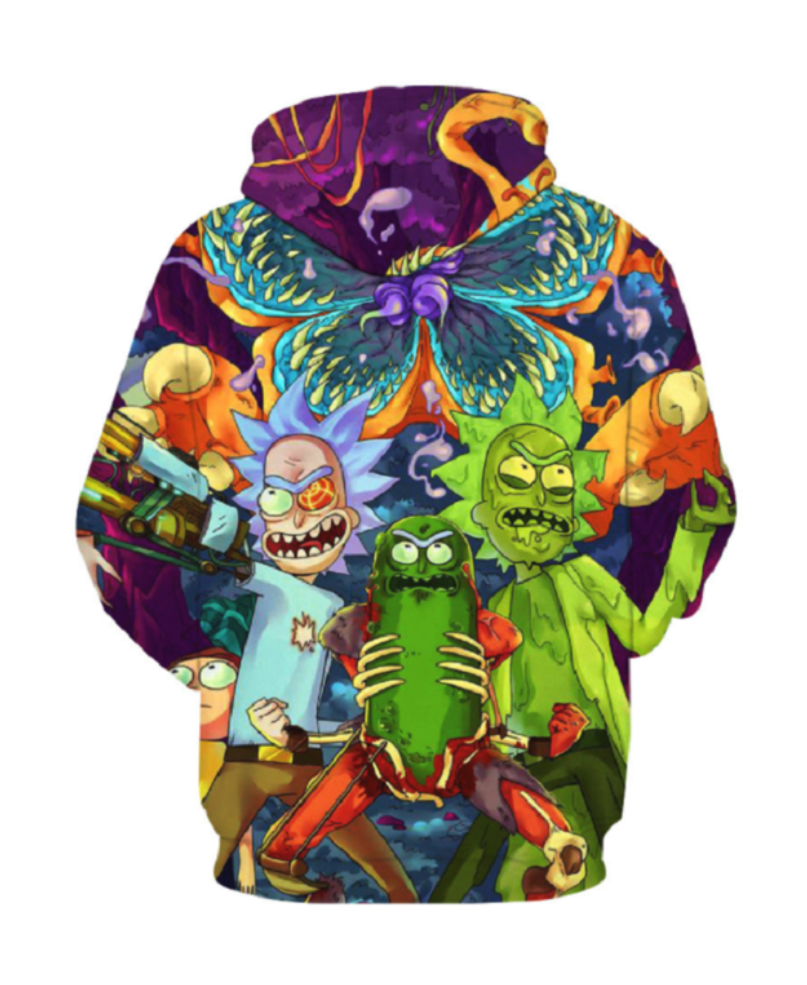 Children Rick and Morty Pullover Hoodie-Cozy Stroller