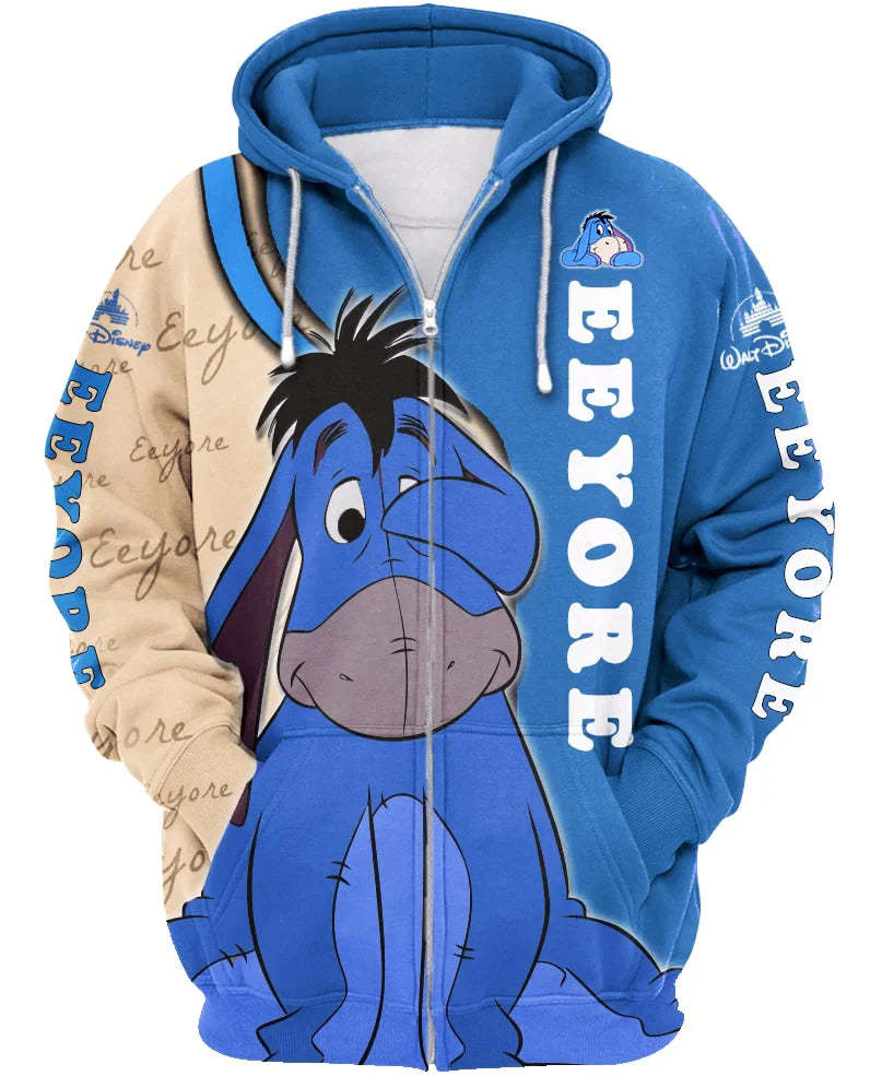 Children Eeyore Donkey Zip Up Hoodie-Cozy Stroller