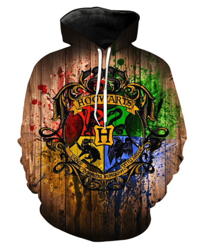 Children Harry Potter Hogwarts 3D Printed Sport Casual Hoodie-Cozy Stroller