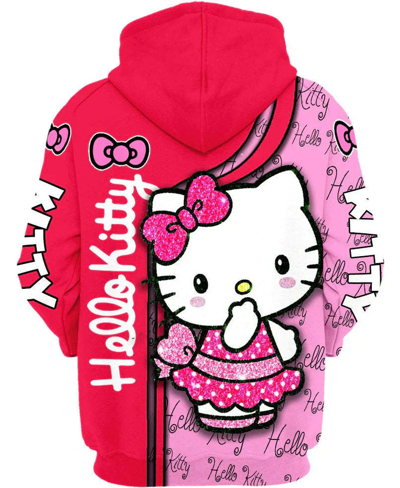 Children Hello Kitty Hoodie-Cozy Stroller