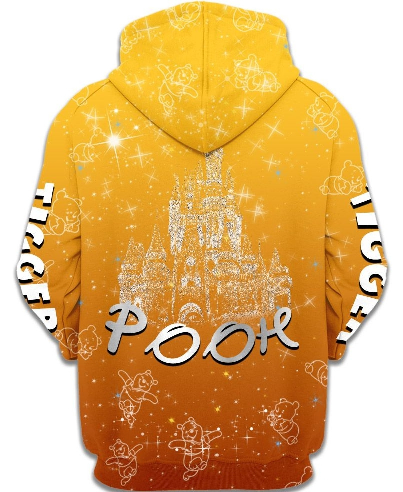 Children Winnie The Pooh Zip Up Hoodie-Cozy Stroller