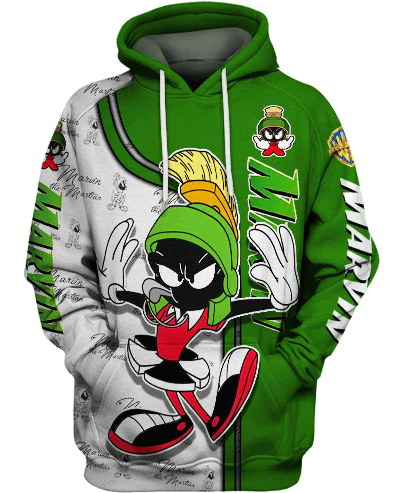 Children Marvin The Martian Hoodie-Cozy Stroller