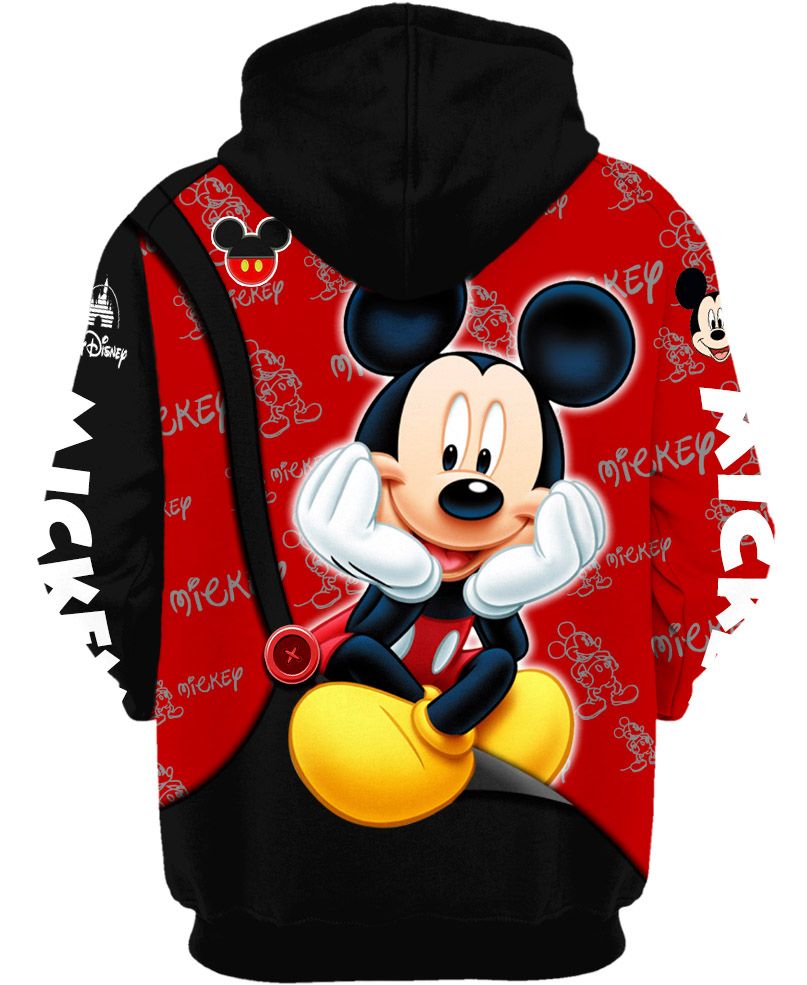 Children Mickey Mouse Printed Hoodie-Cozy Stroller