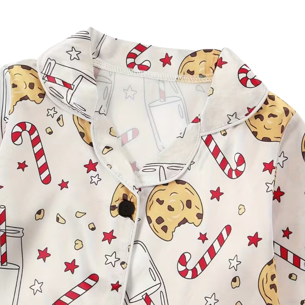 Christmas Thanksgiving Pumpkin Pattern Pajamas Set