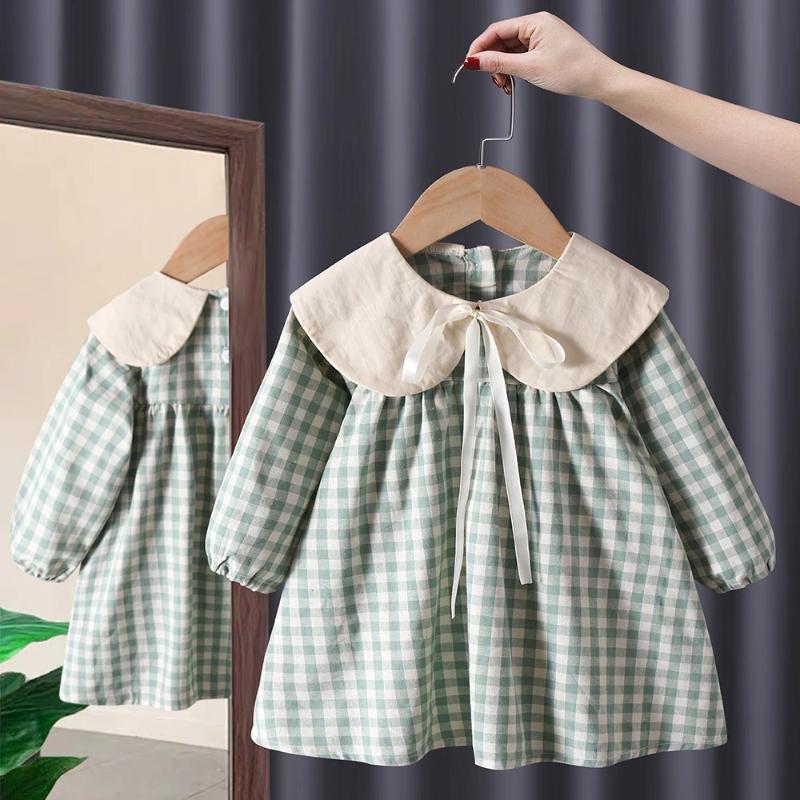 Classic Gingham Contrasting Collar-Cozy Stroller