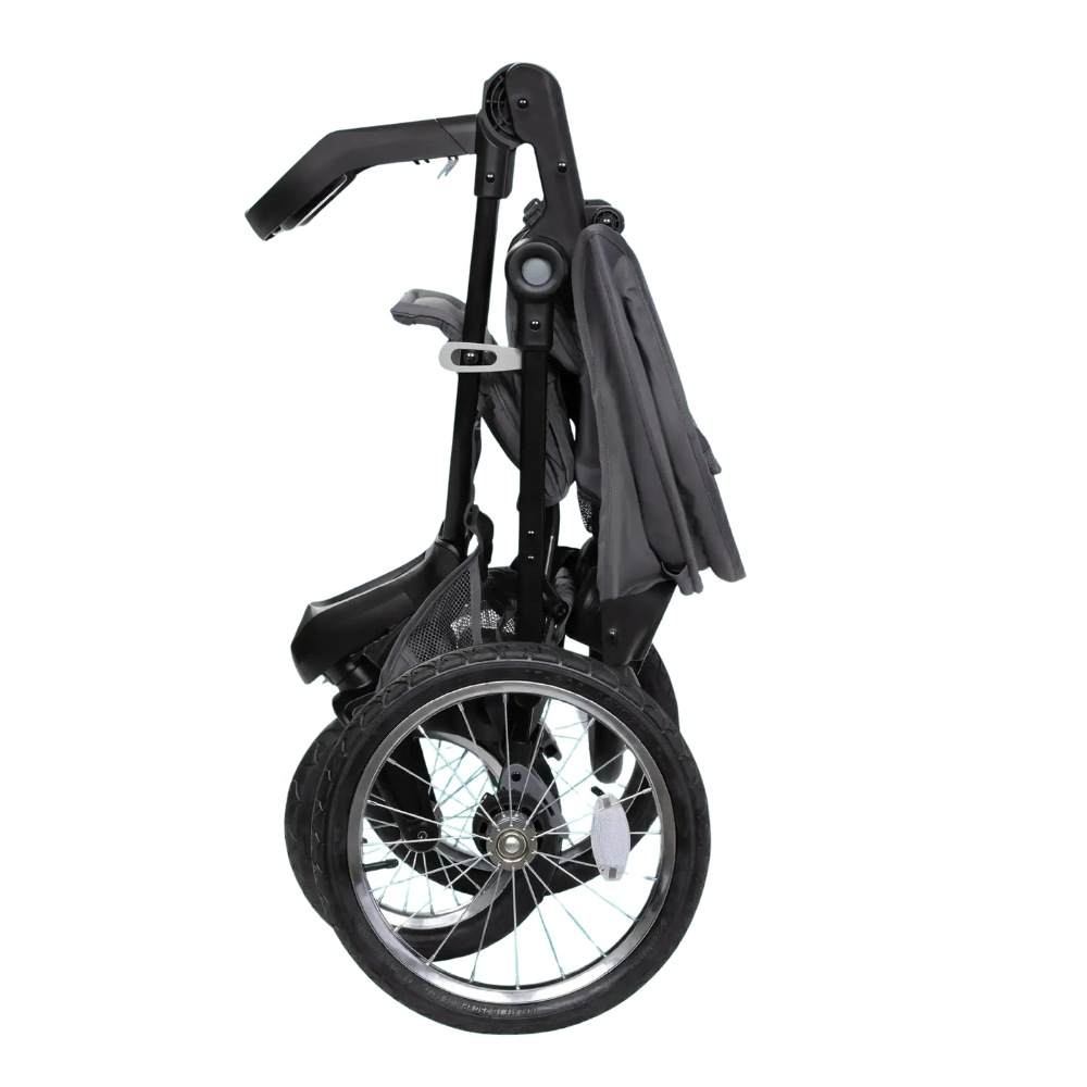Compact Foldable Jogger Stroller w/ Large Ratcheting Canopy 