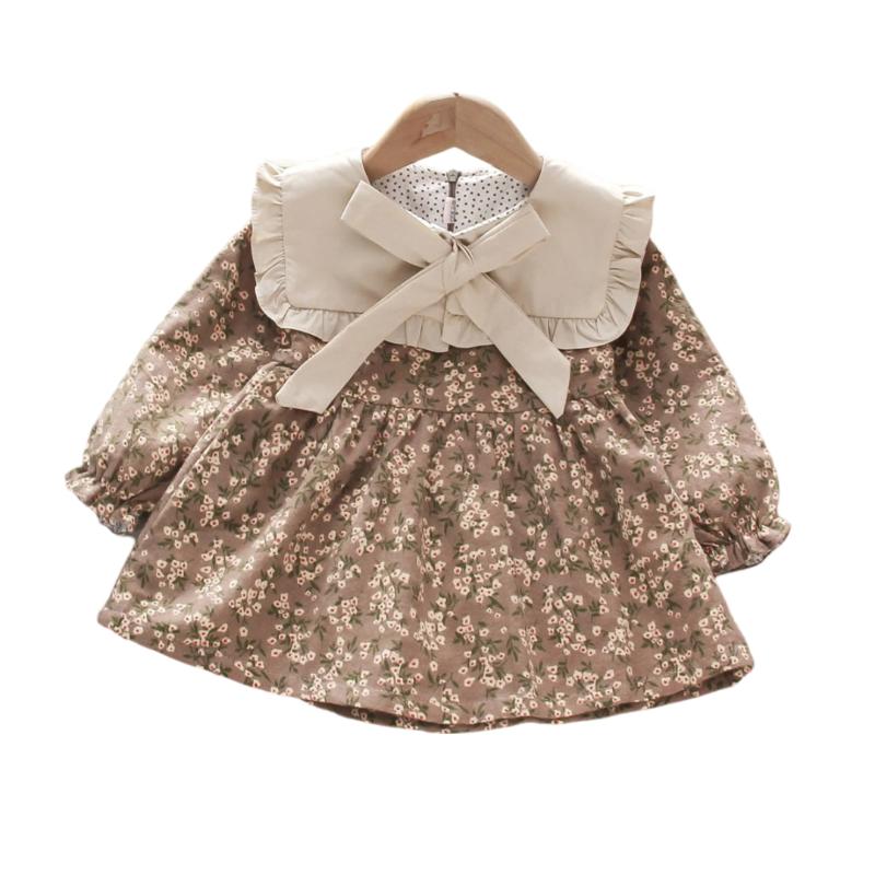 Countryside Floral Bow Dress-Cozy Stroller