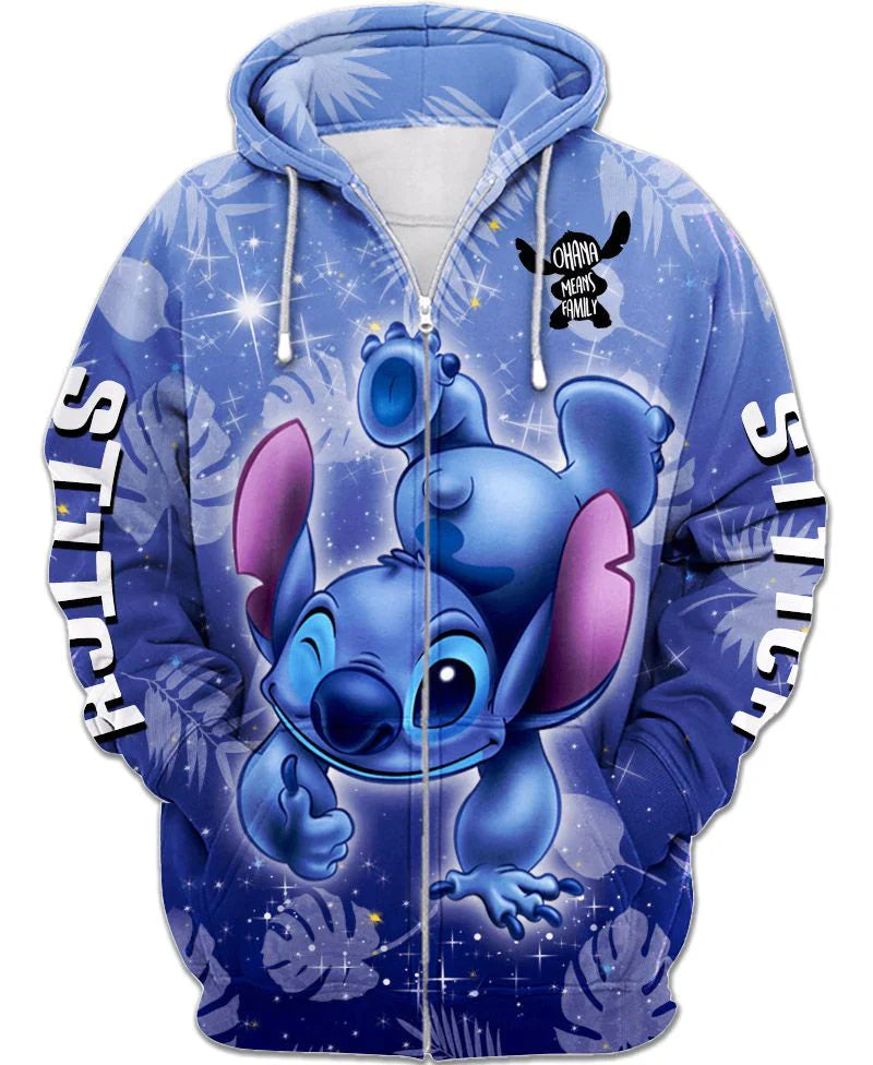 Children Crazy Stitch Zip Up Hoodie-Cozy Stroller