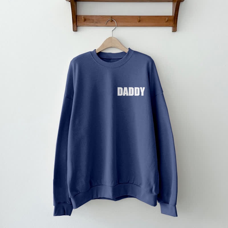 Daddy Printed Sweatshirt-Cozy Stroller