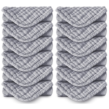 Muslin Burp Cloths Extra Soft And Absorbent Baby Washcloths