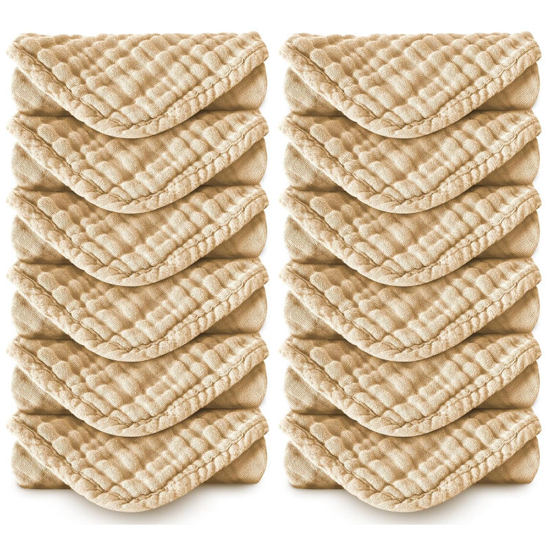 Muslin Burp Cloths Extra Soft And Absorbent Baby Washcloths