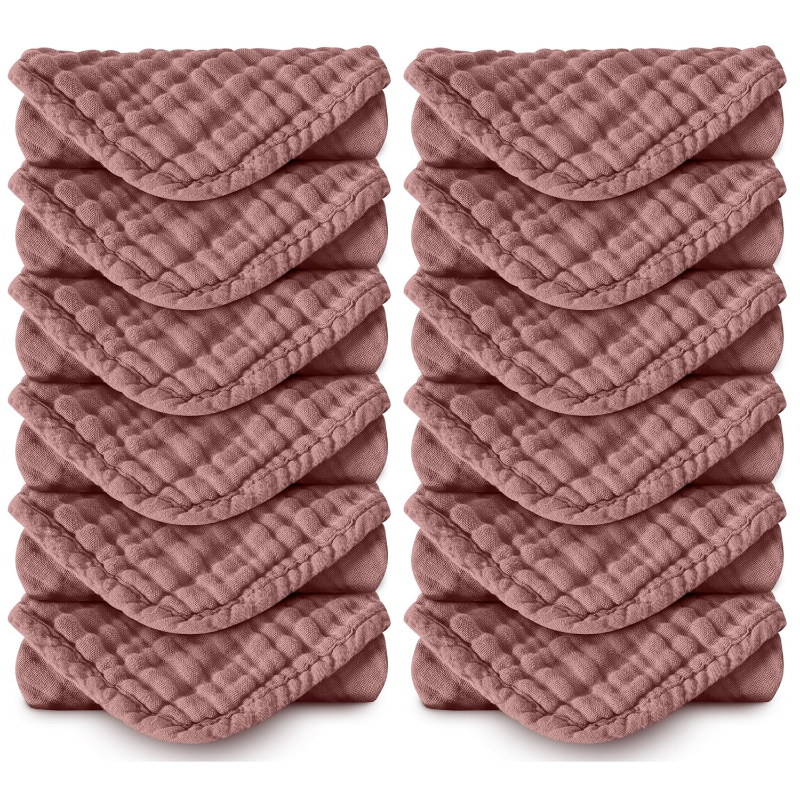 Muslin Burp Cloths Extra Soft And Absorbent Baby Washcloths