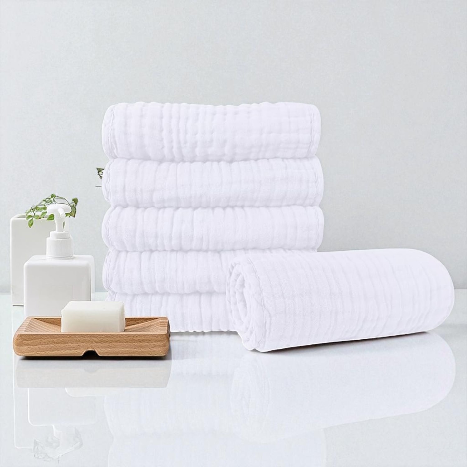 Extra Soft And Absorbent Baby Wash Cloths