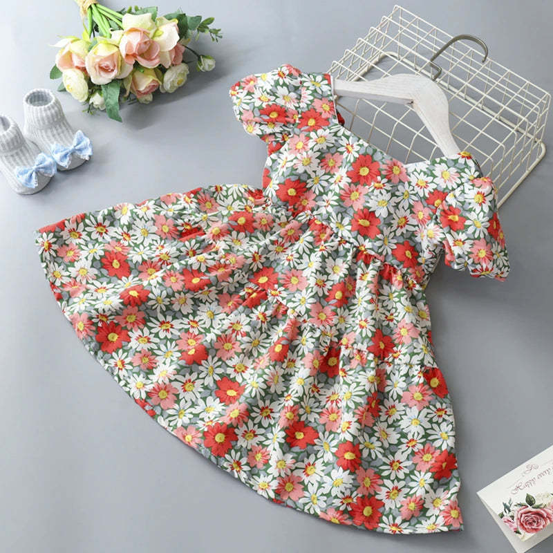 Floral Summer Princess Dress-Cozy Stroller
