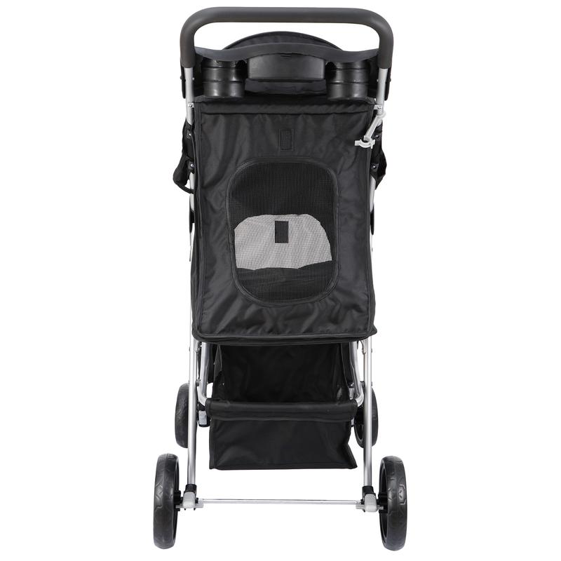 Foldable Dog Stroller Pet Travel Carriage Detachable Carrier Cart