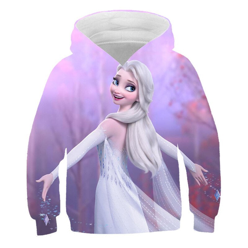 Frozen Anna And Elsa Autumn Hoodie-Cozy Stroller