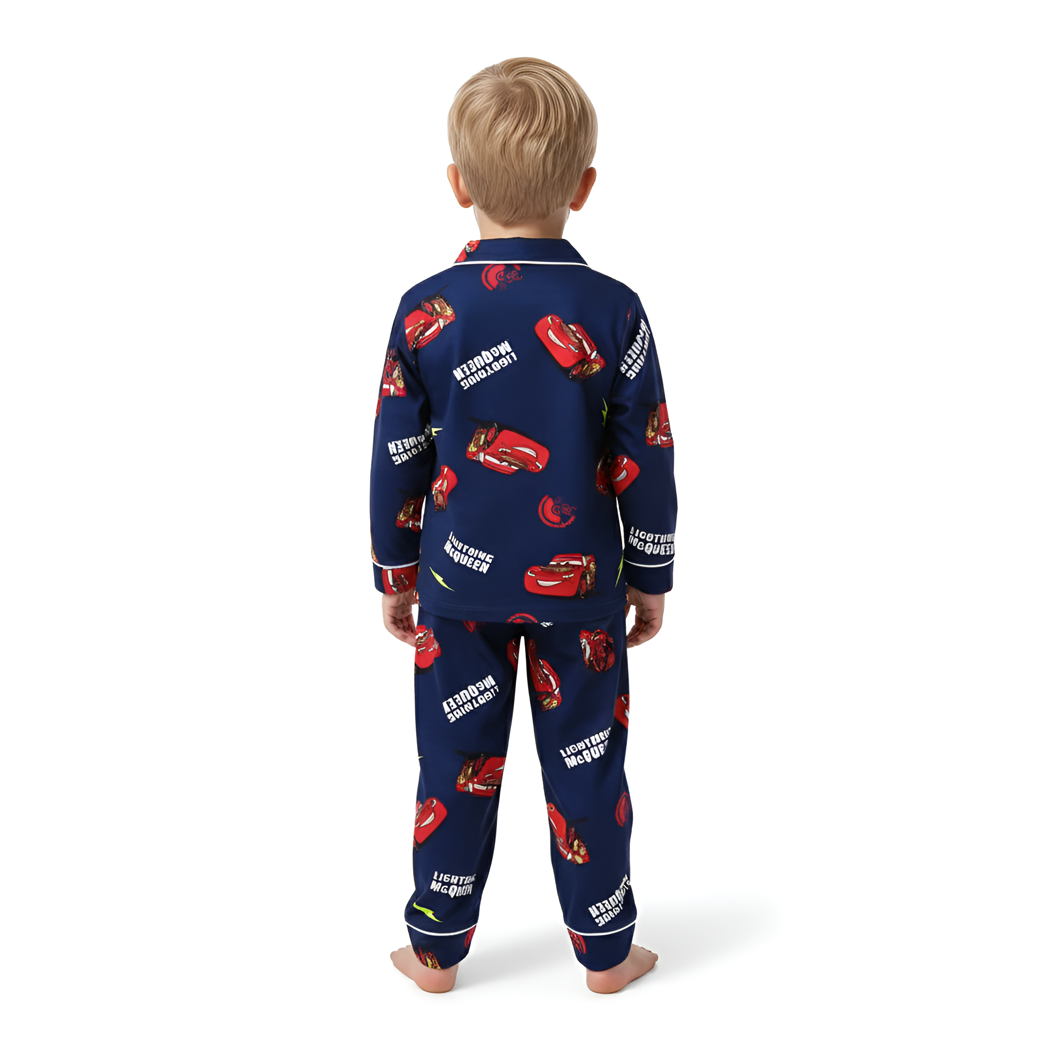 Cars Lightning McQueen Print Pajama Set for Boys