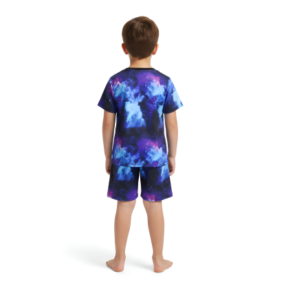 Galaxy Alien Character Kids Pajama Set